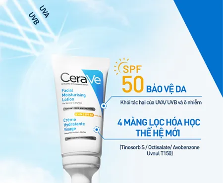 Gợi ý kem dưỡng ẩm CeraVe cho da tốt nhất hiện nay